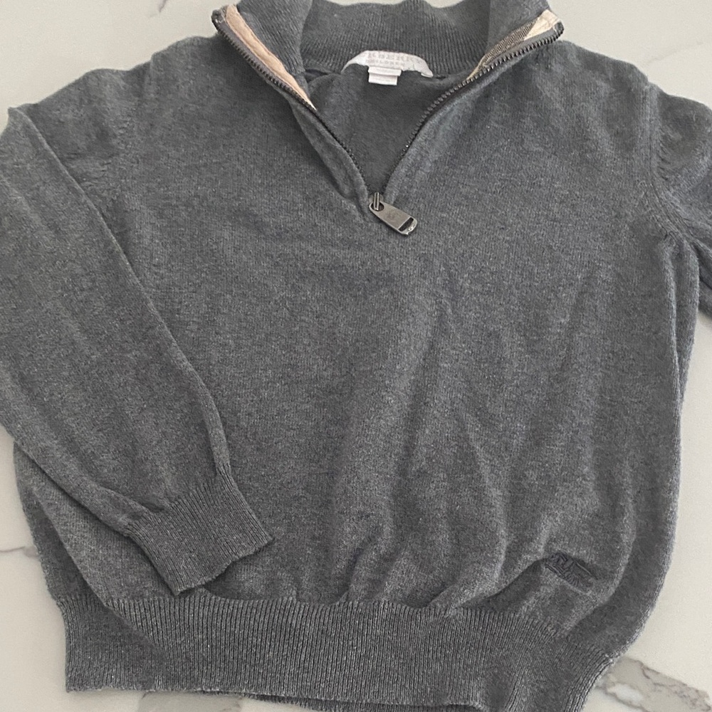 Burberry Gray Kids Sweater